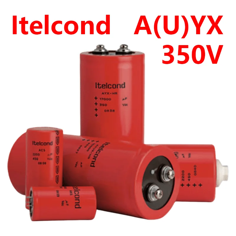 

Электролитический конденсатор Itelcond AYX-HR AYUX-HR350V 3300 мкФ, алюминиевый, с болтовым креплением, 3300 мкФ 350 В постоянного тока