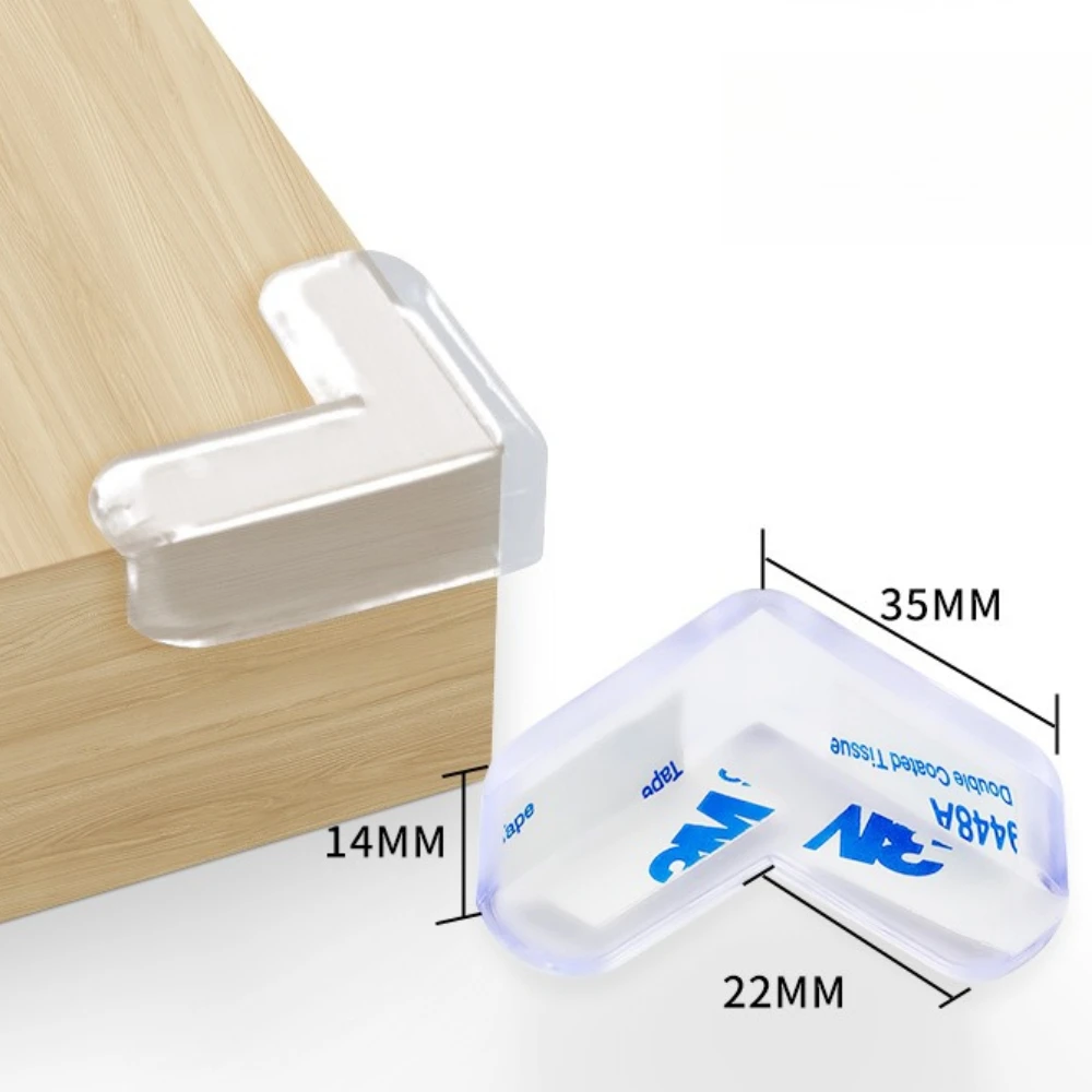 

1/10pcs Baby Safety Silicone Table Corner Protector Furniture Transparent Anti-collision Corner Table Corners Pads Sharp Corners
