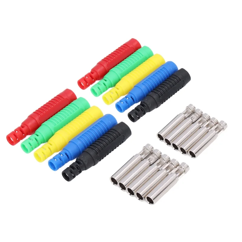10Set Banana Plug Strong Connectivity Good Electrical Conductivity Lantern Banana Socket For Electronics Computers
