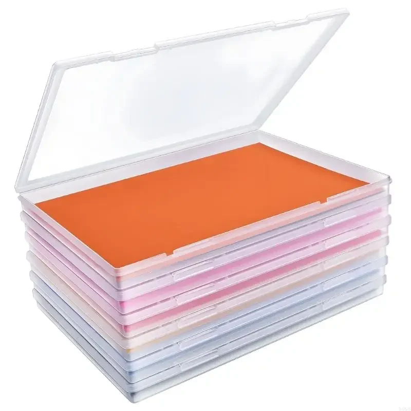 Photo Holder Box Features Locking for 8x10inch Photos Moisture Proof Scrapbooks Paper Storage Case Y5GB