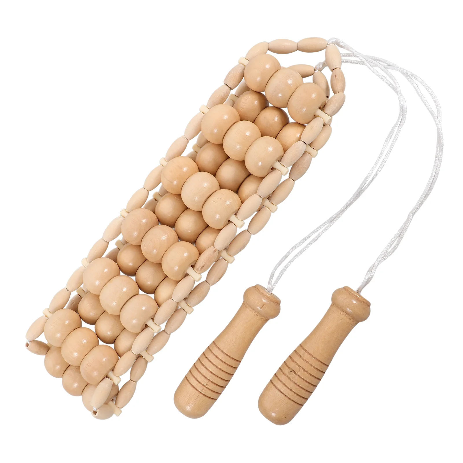 

Wood Back Massager Roller Manual Therapy Muscle Relaxation Tool Handheld Roller for Back Neck Shoulders Legs Waist Body Massage