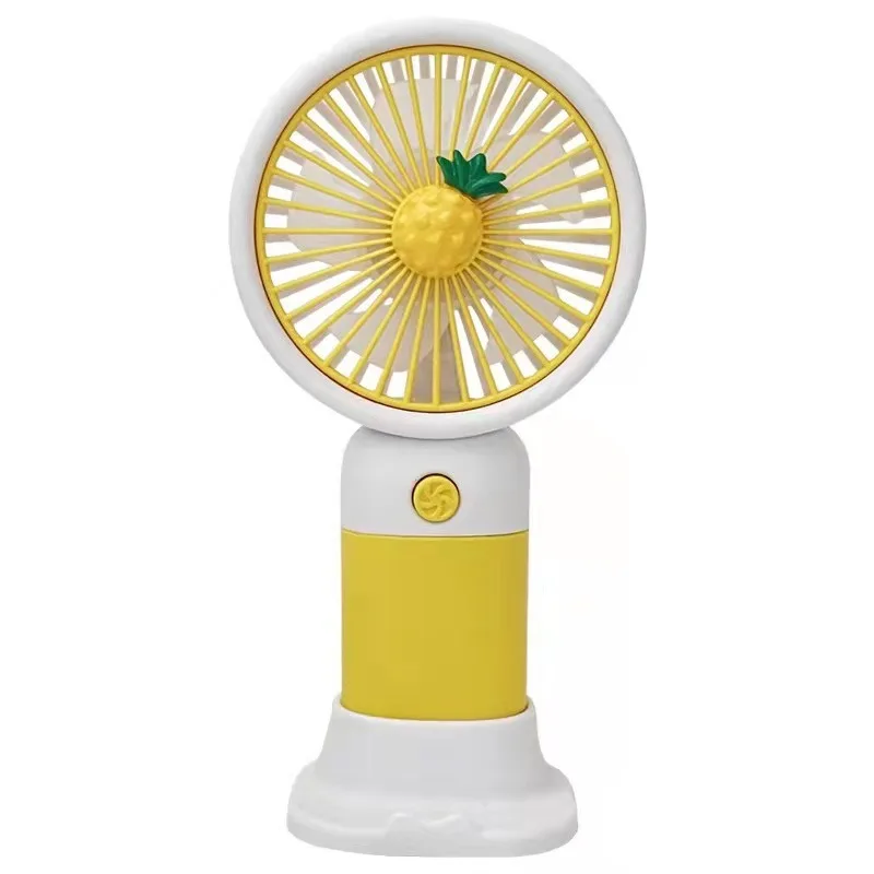 

Cross-Border Hot-Selling Handheld Mini Fan - Fruit & Flower Design, USB Portable Desktop Fan for Gift & Wholesale
