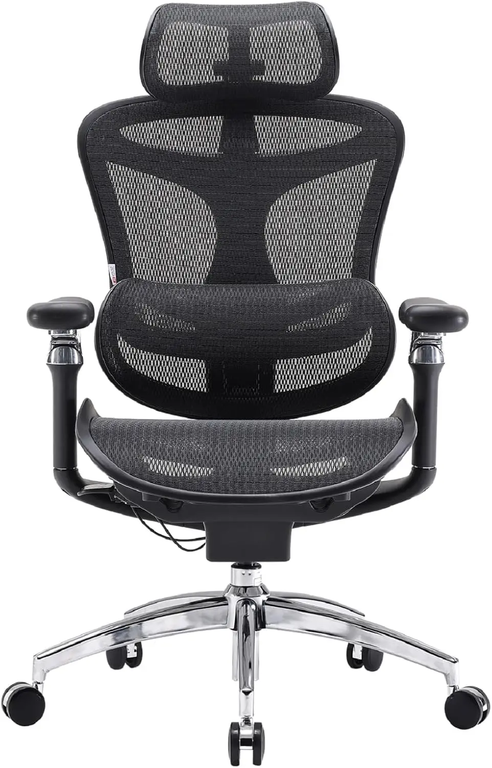 Office Chair with Ultra-Soft 6D Armrests, Dynamic Lumbar Support, Seat Depth Adjustment and Adjustable Backrest, Big and Tall De