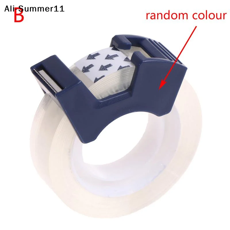 【Aa0】1Pc 2026 New Random Color Adhesive Tape With Cutting Tool Writable Invisible Correction Tape School Stationery Supplies