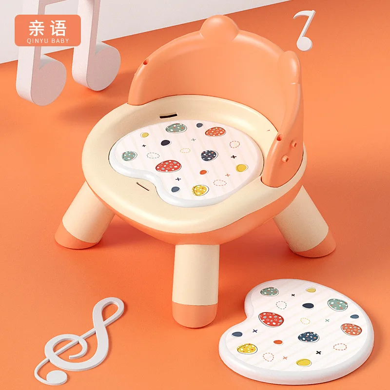 

Children's Dining Chair Baby Portable Chair Sofa Baby Calling Chair Backrest Household Plastic Cartoon Wholesale
