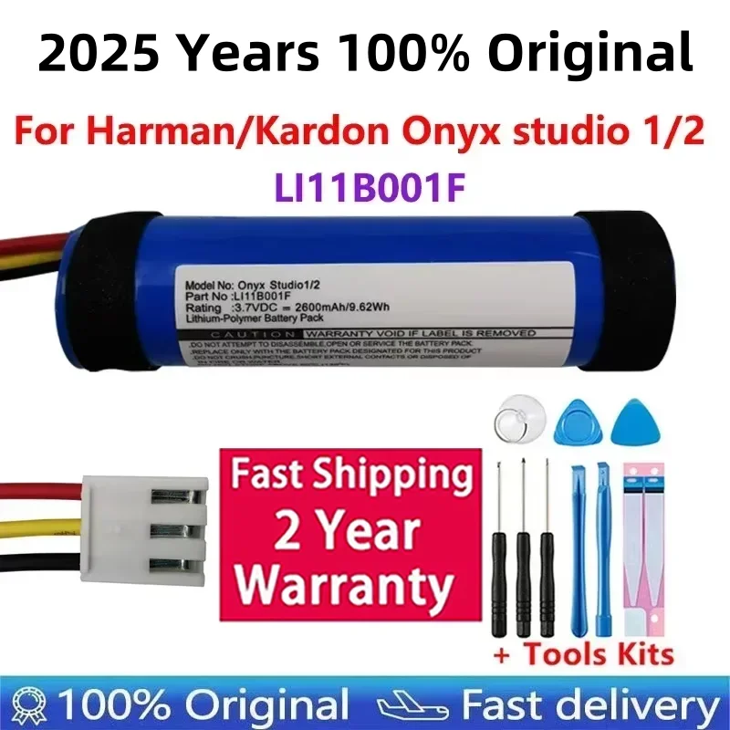 

100% Original High Quality LI11B001F 2600mAh Replacement Battery For Harman Kardon Onyx Studio 1 2 Bluetooth Speaker Batteries