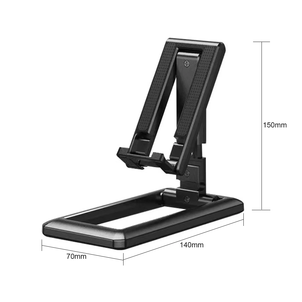 Foldable Tablet Phone Holder Desktop Mobile Phone Stand Adjustable Desk Bracket Smartphone Stand for iPad iPhone Samsung - náhled 6