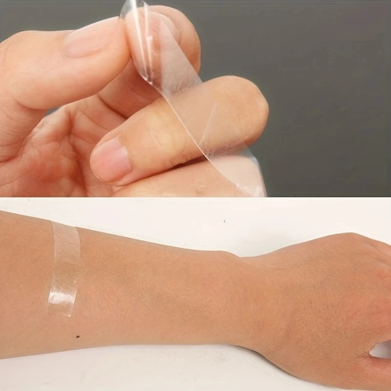 Double-sided Invisible Body Self Adhesive Breast Bra Strip Waterproof Dress Cloth Tape Safe Transparent Lingerie Tape image 6