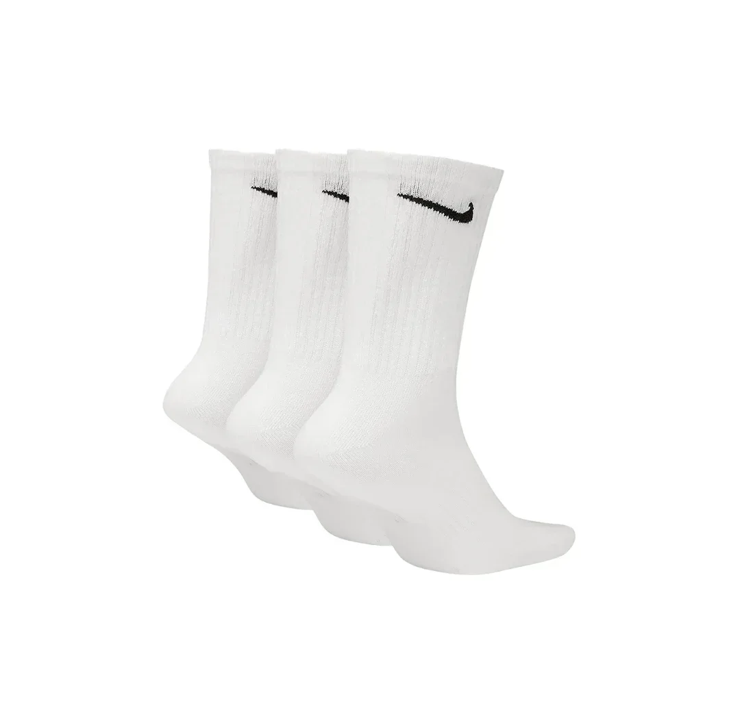 Nike Everyday Lightweightcrew Unisex Sports Socks Men\'s and Women\'s 3 Pairs Stockings for Athletic Training S M L XL SX7676