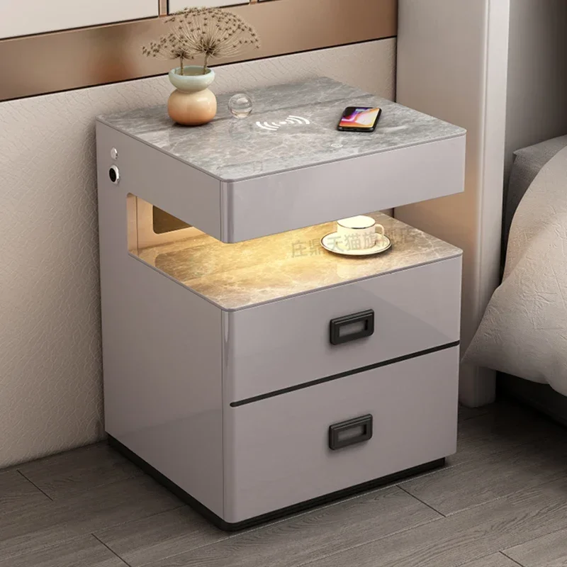 Smart Gamer Bedroom Cabinets Side Table Comfortable Luxury Chest Drawers Bedroom Cabinets Created Nachttisch Home Furnitures