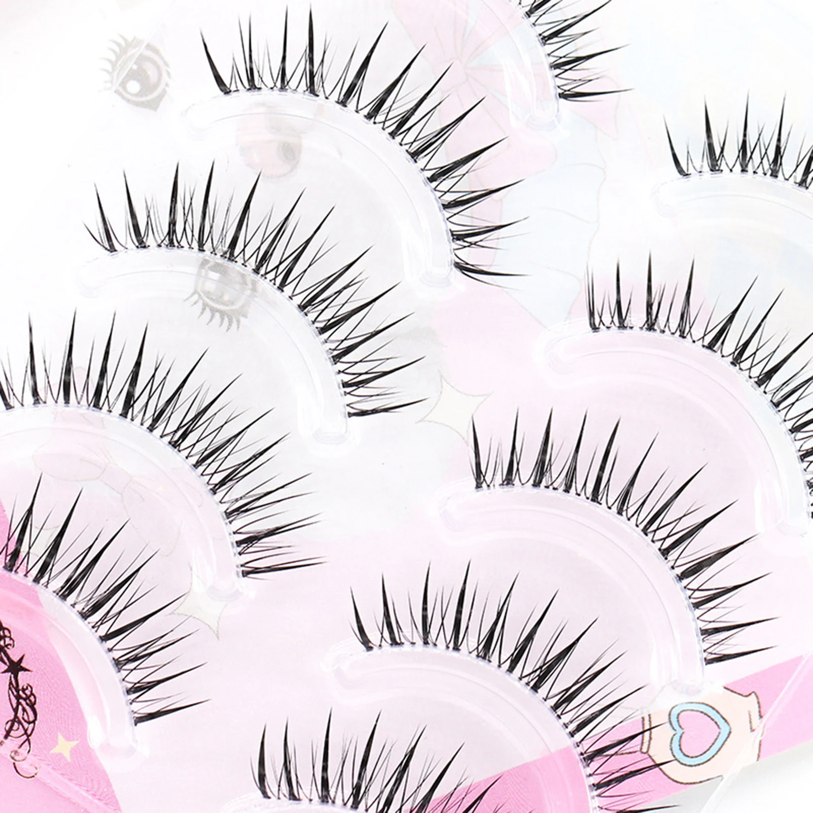 毎日のつけまつげフルストリップスパイクウィスピー厚いまつげ再利用可能なコスプレウィスピー ストリップまつげ化粧品学校ホームメイク