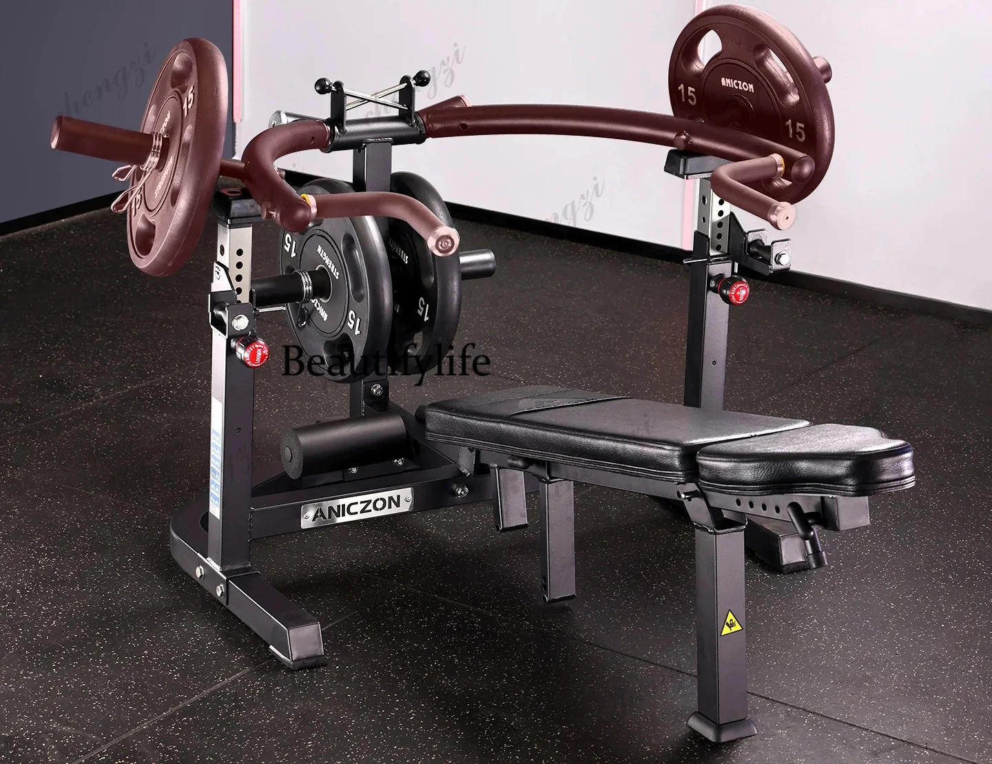 Commercial multi-functional supine sitting chest push instrument half-frame chest expansion and back muscle pulling equipment