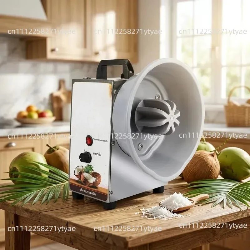Electric coconut kernel grinder, grinder, stainless steel automatic fruit and vegetable grinder, coconut processing plant