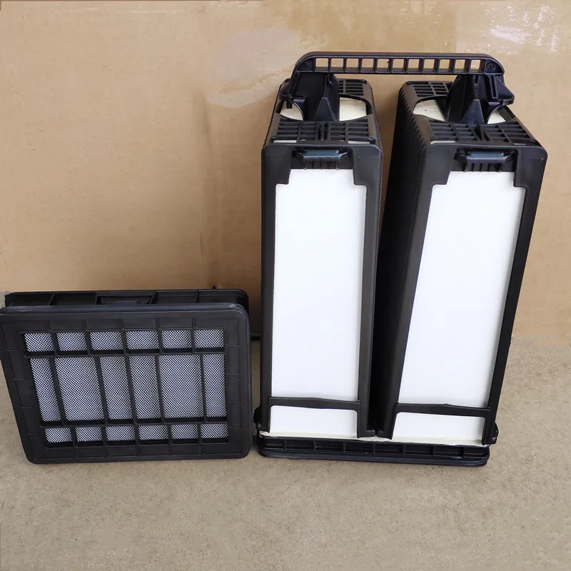 Excavator accessories Komatsu HB205-2 air filter new oil-electric hybrid air filter plate frame folding filter 600-185-2810