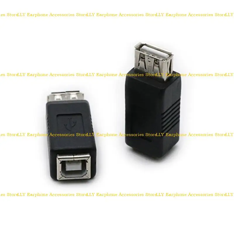 

462E USB to B Plugs USB2.0 Female to Type B Female Adapter for Printer Camera