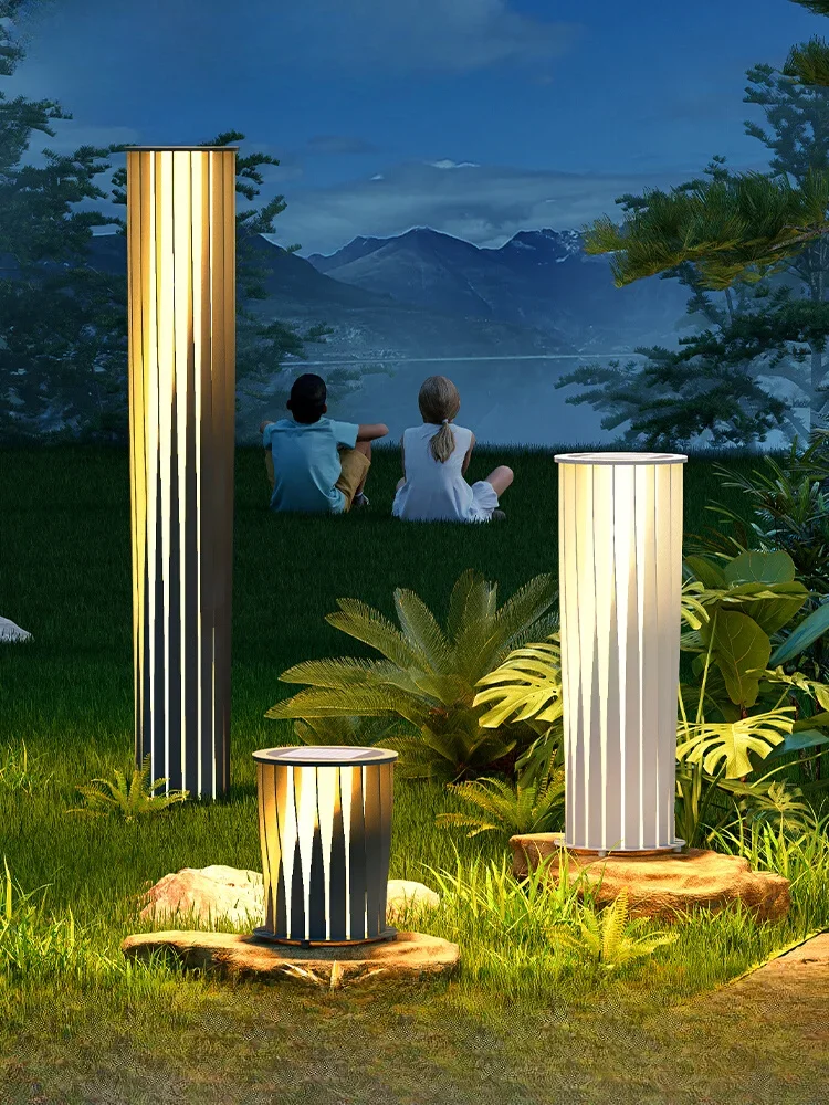 

Lawn outdoor landscape lamp post park community solar led waterproof courtyard atmosphere street light