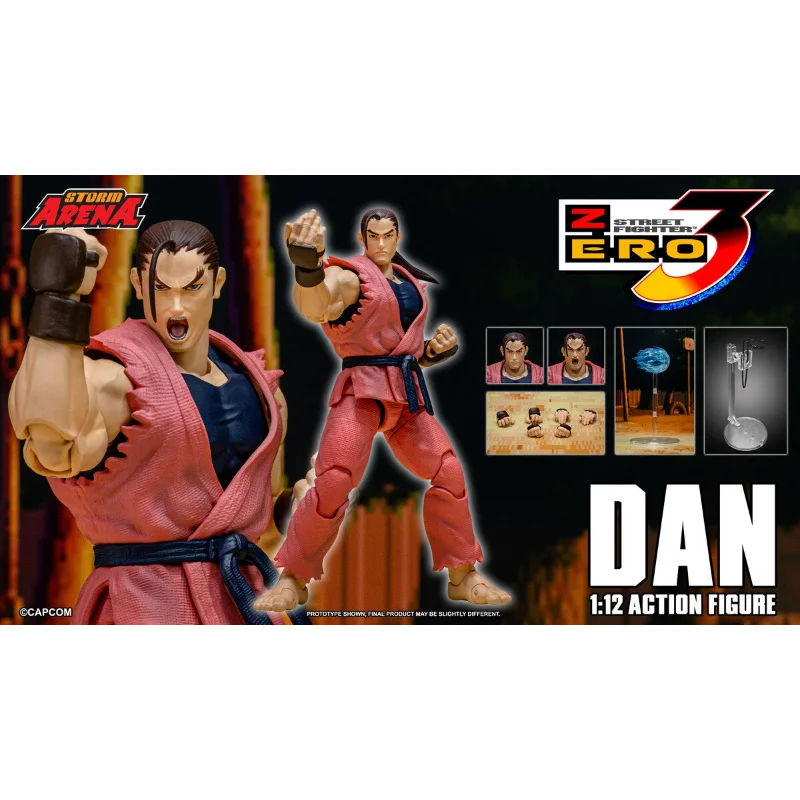 

In Stock STORM ARENA 1/12 SFSA04 Street Fighter ZERO3 Young Ryu Action Figure Model Gift