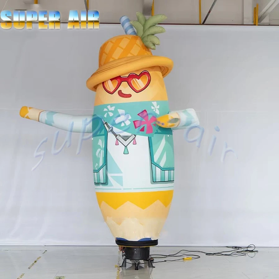 工場直販 カスタムメイド インフレータブル広告モデル インフレータブル漫画パイナップルマン 販売中