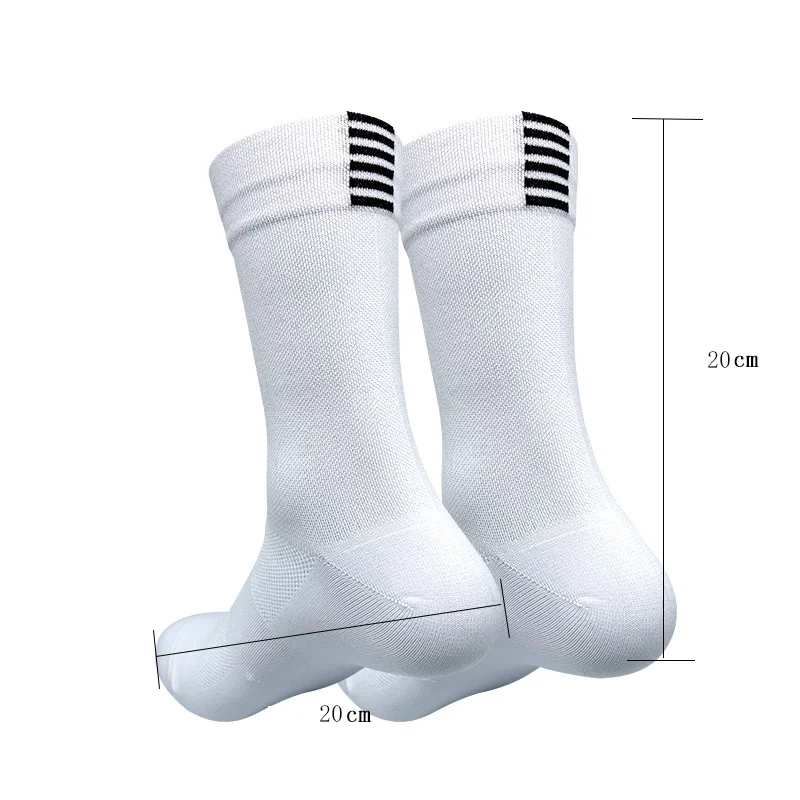 WRELS 1/2/3 Paar Radsocken für Herren und Damen, Terry-Unterseite, gepolsterte Laufsocken, Fußgewölbeunterstützung, Basketball, Sport, Kompressionssocken – Detail 2