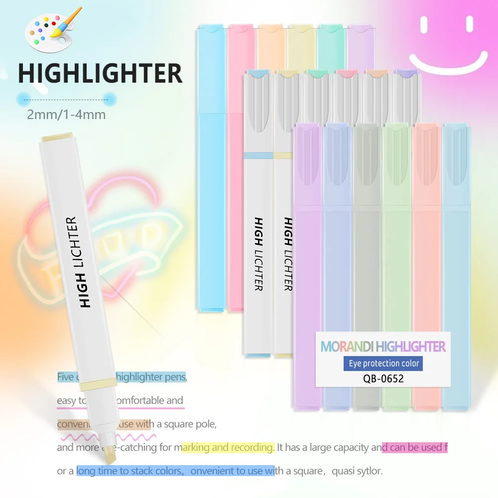 6Pcs Set Pastel Col… - image