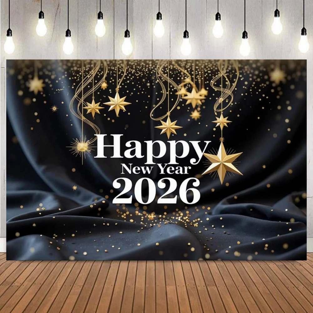 عيد الميلاد السنة الجديدة موضوع الوداع 2025 مرحبا 2026 صورة خلفية الاحتفال الاحتفالي ديكور الحفلات صورة التصوير خلفية