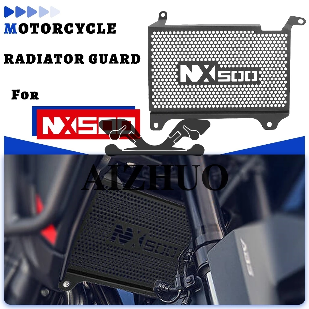 

2024 New Motorcycle Accessories Radiator Grill Guard Cover Protector Protection For Honda NX500 NX 500 2023 2025 Radiator Guard