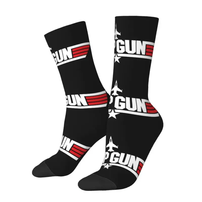 Kawaii Mens Maverick Film Top Gun Dress Socks Unisex Warm confortevole 3D Print Crew Socks