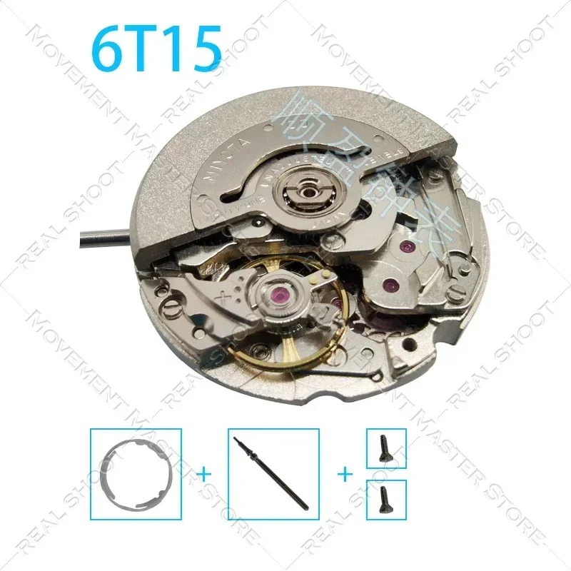 Japanese Original Brand New 6T15 Movement 3hands Date At 3/6 Automatic Mechanical Movement Watch Mouvement Accessories