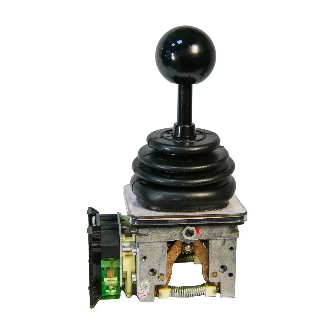 High Performance New Condition Ball Handle Double-Axis Joystick Controller Construction Machinery Parts-Cranes Excavators Retail