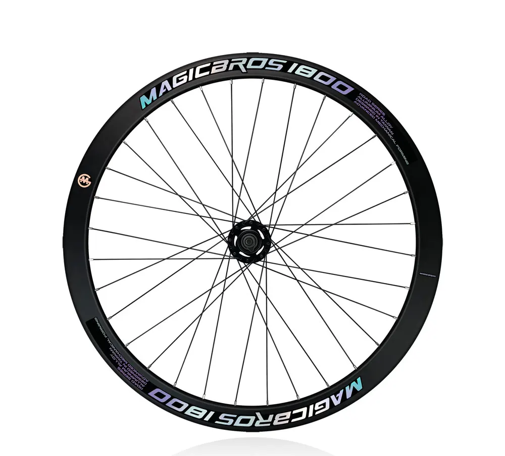 MAGICBROS Fixie Laufradsatz für Bahnrad mit V-Bremse, 40MM 60MM Clincher Einzelgang-Fahrradlaufräder 700C für Fixed-Gear-Bikes – Detail 8
