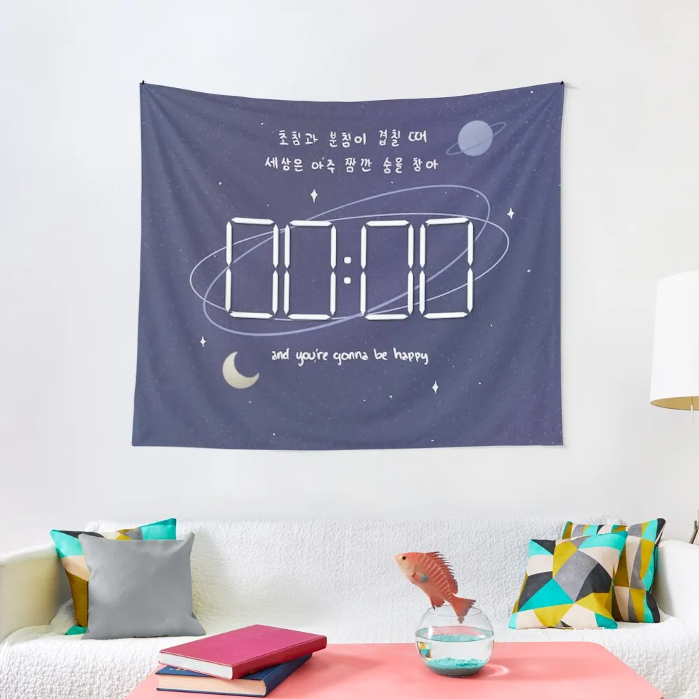 

zero o'clock Tapestry Room Decore Aesthetic Decorative Wall Mural Carpet On The Wall Tapestry