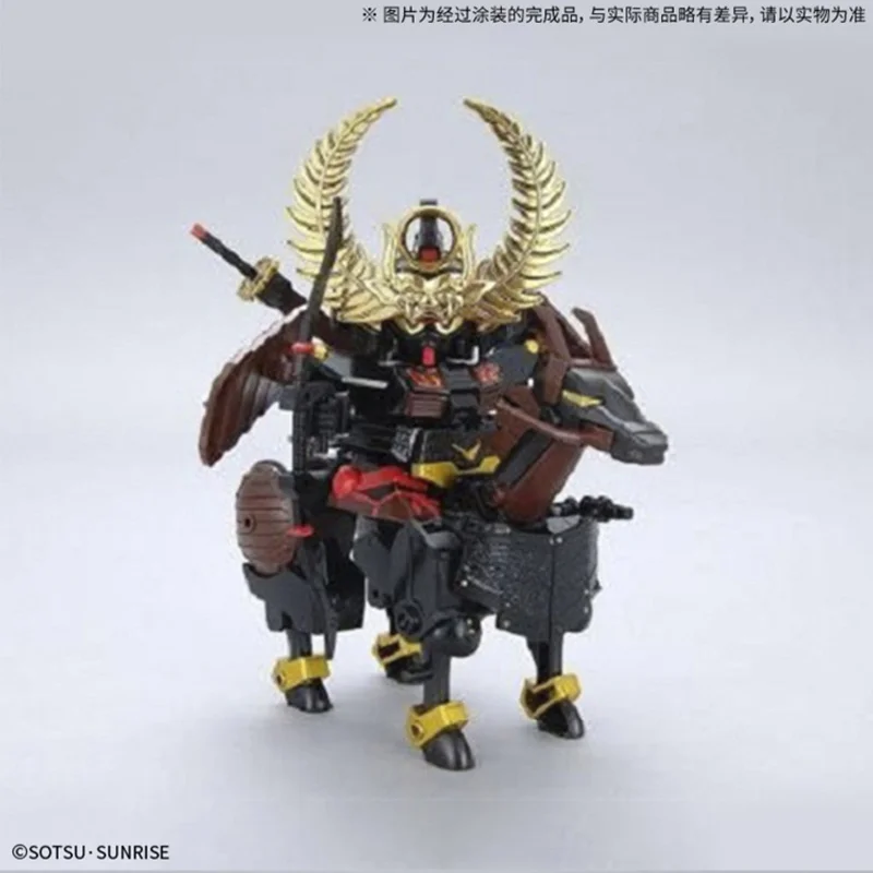 مجموعة أدوات جراج أصلية من Bandai Gundam ، سلسلة محارب BB PB ، الحد من Tokugawa Ieyasu Kanagawa لا درع معطف أسود ، ألعاب عمل أنيمي