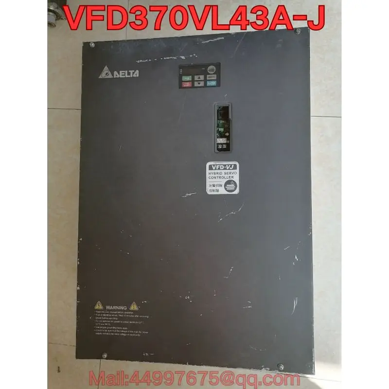 

Second-hand VFD370VL43A-J oil-electric servo drive function test is normal
