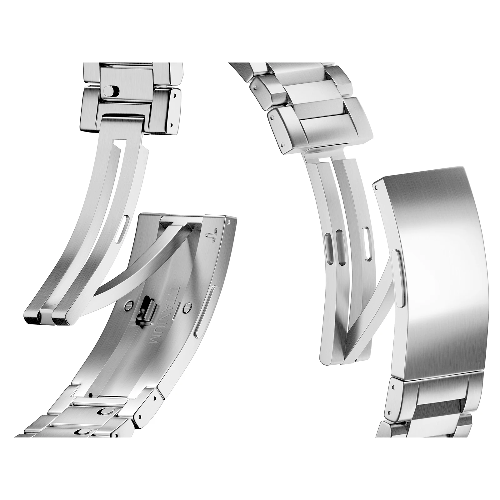 GORPIN for Apple Watch Ultra 2/Ultra 1 Band 49mm, Titanium Metal Strap for iWatch Apple Watch Ultra Band, Silver