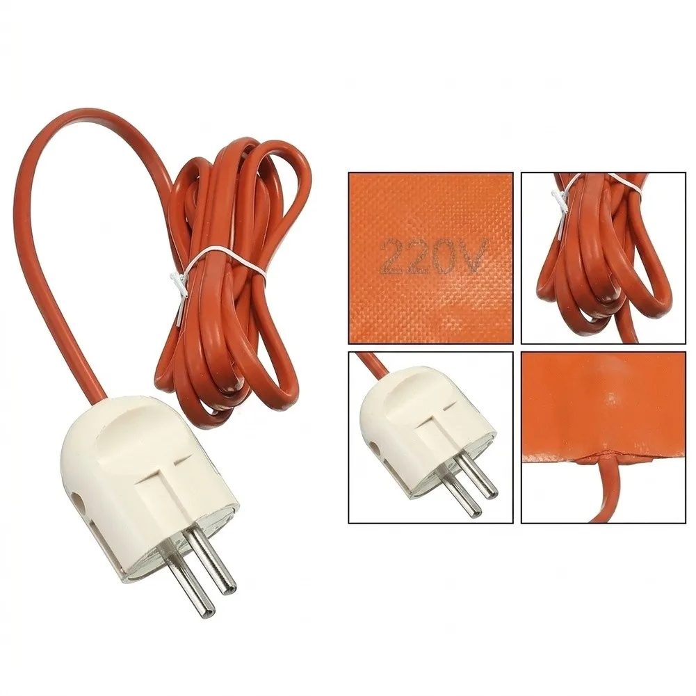 For Premium Flexible Silicone Oil Pan Heater for Engine Sump Tanks 13x23cm and 9x13cm Cold Weather Starting Aid