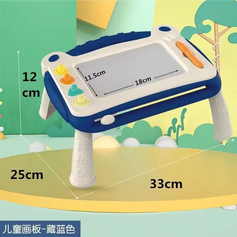 Prancheta de desenho magnética para crianças, brinquedo, grafite, prancheta de escrita para bebê, cor magnética, suporte de desenho, mesa de desenho