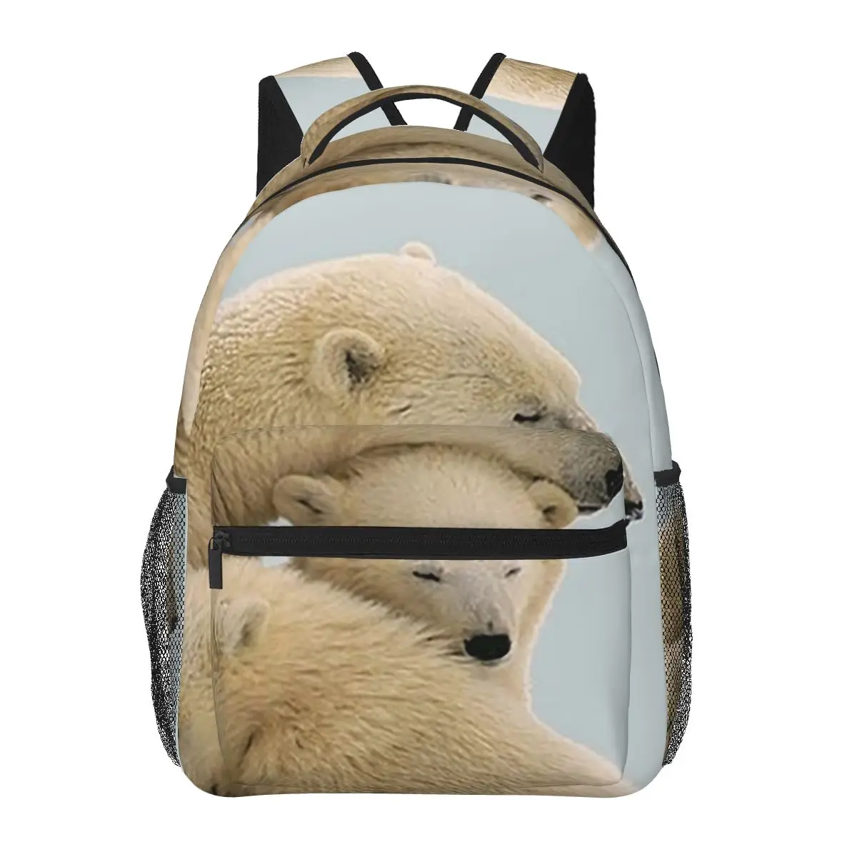 

Polar Bear Backpacks Boys Girls Bookbag Children School Bags Cartoon Laptop Rucksack Shoulder Bag Large Capacity