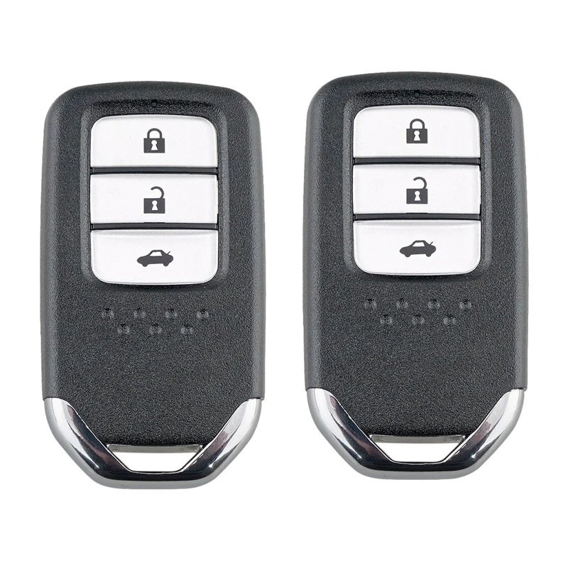 

2X Car Smart Remote Key 3 Button 433Mhz ID47 Chip For Honda City/Jazz/Civic/Grace 2015 KR5V2X