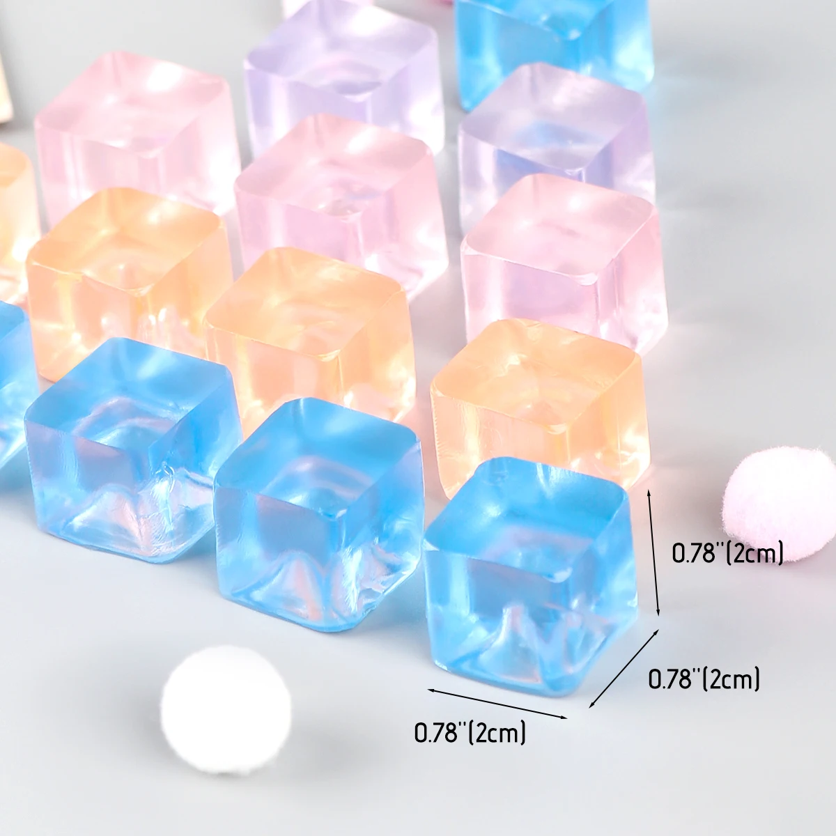 Cubes sensoriels anti-Stress pour adultes/adolescents, TDAH, jouets à presser l'anxiété Squishy, cadeaux de fête, couleurs aléatoires, 25 pièces
