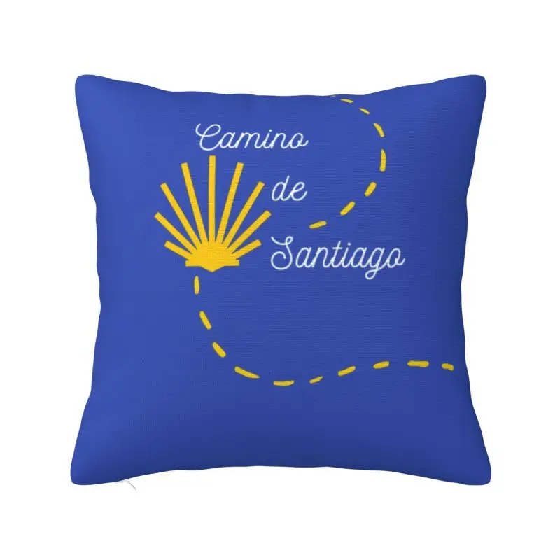 Custom Camino De Santiago Scallop Modern Throw Pillow Covers Car Cushion