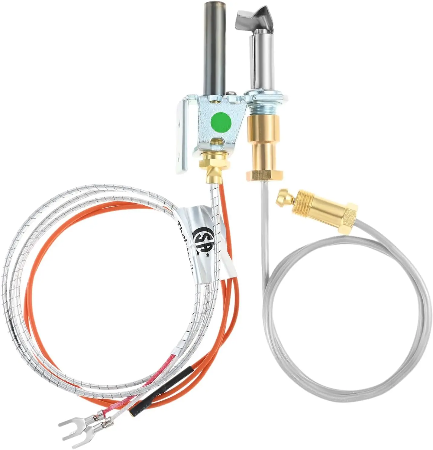 

446-512A NG Pilot Assembly Compatible with Heat-N-Glo Part No. HSRV 446-512A Replaces Old Models SL2000 4/5/6000