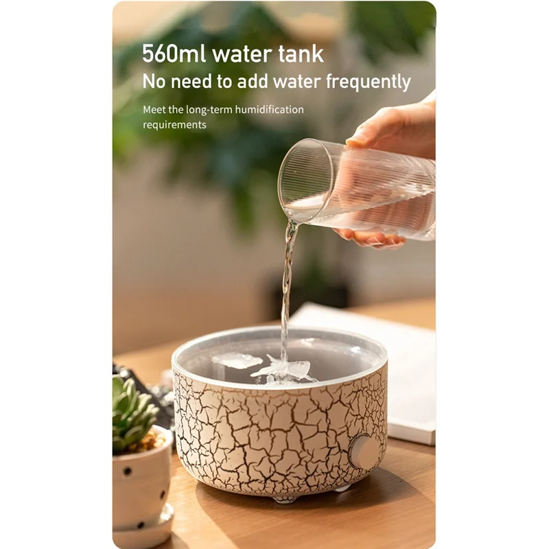 

Lava Aromatherapy Air Humidifiers Essential Oil Diffuser With Ambient Light Diffuser For Bedroom Office UK Plug Easy Install