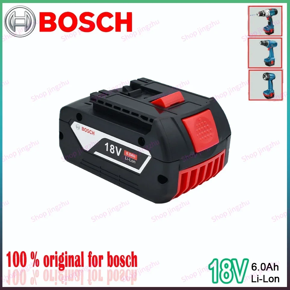 

High-Performance For BOSCH 18V 6.0Ah LITHIUM-ION BATTERY GBA 18v Professional GBA GSR GSB BAT609 Rechargeable Battery