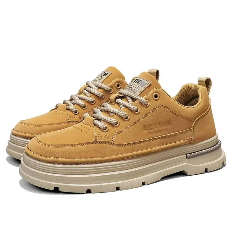 

Fipatbu-Retro Sports Shoes for Men, Classic Sneakers, Casual Shoes, Running Shoes, Thick Laces, Fashionable Walking Shoes