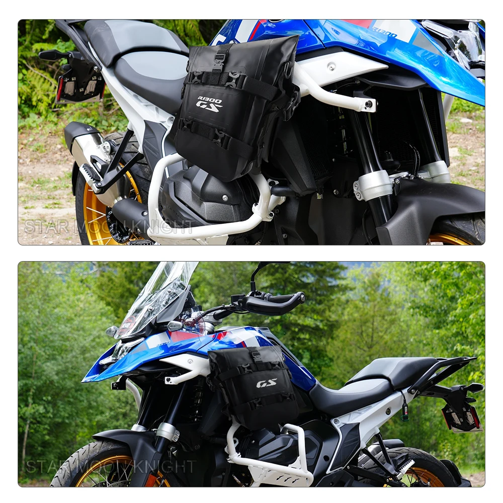 

For BMW R1300GS R 1300 GS ADV / Pure / Trophy / Option 719 Motorcycle Crash Bar Bag Frame Bumpers Waterproof Tools Storage Bag
