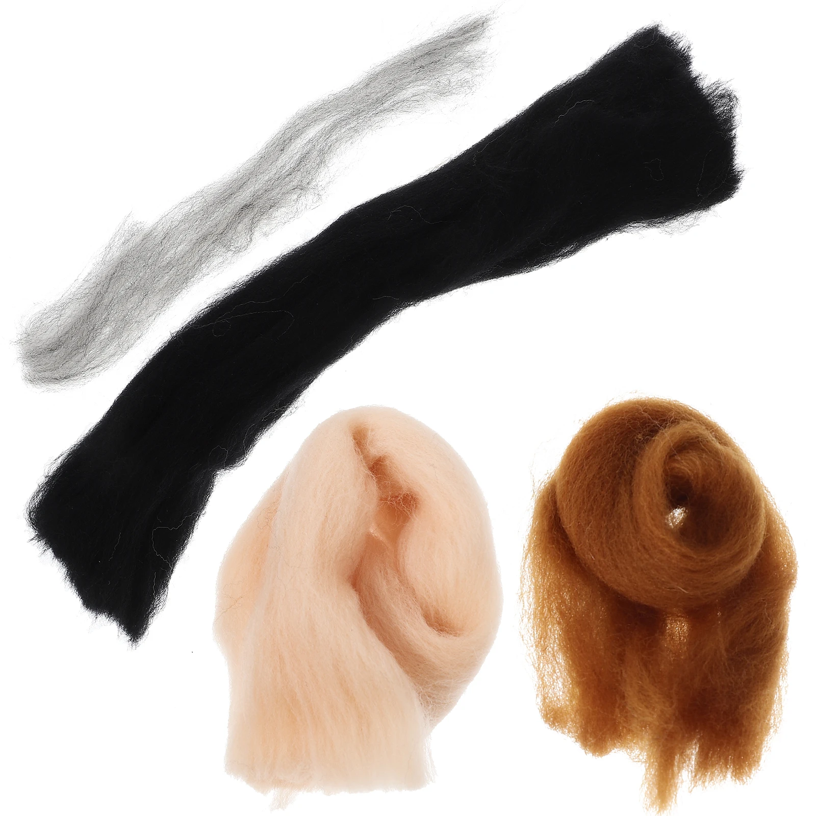 

Wool Felt DIY Material Kits Craft Animal Tools Needle Set Kids Pregnant Animals Felting Handmade Gifts Rich Colors Various