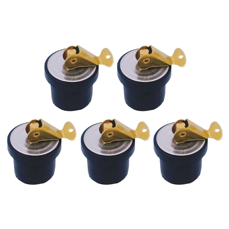 7/8Inch Diameter Brass Screw Tight Drain Plug Sealing Stoppers, Secures Firmly For Marine Vessels Boat Yacht Durability