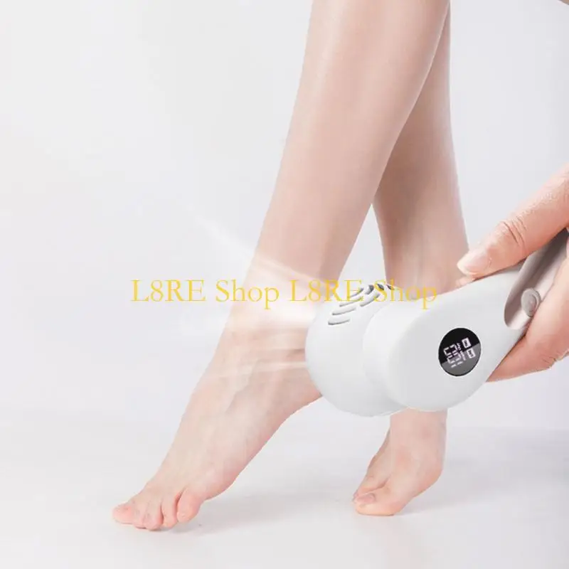 L8RE Electric Feet Callus Remover Rechargeable Waterproof Pedicure Foot File Tool
