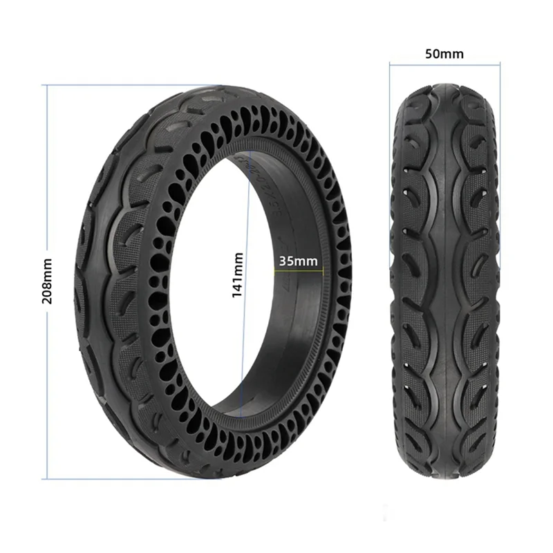 8.5Inch Solid Tire Rubber Honeycomb for Xiaomi M865/Pro/1S Electric Scooter Shock Absorber Non-Slip Solid Tyre