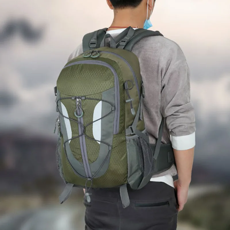 Chikage Waterproof Outdoor Travel Hiking Backpack Large-capacity Burden-reducing Bags Spine-protecting Sports High Quality Bag